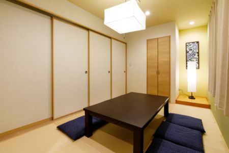 2階和室は個室の寝室としても利用できます