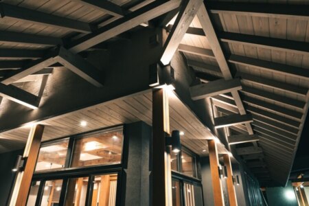 古民家の雰囲気を感じる軒天