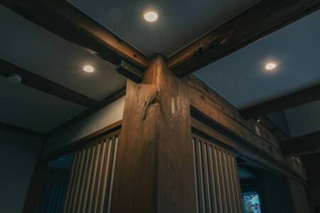 80年前の大黒柱が今も活躍しています