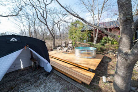 テントサウナ・水風呂